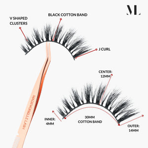 Mademoiselle Lash Mandee Lashes Bundle